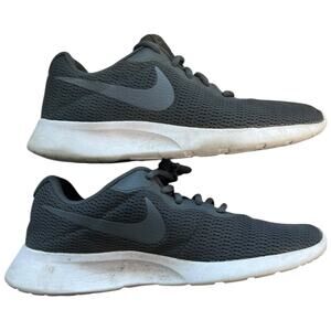 NIKE Tanjun Mesh Sneakers 812654-014 Gray Men's size US 8